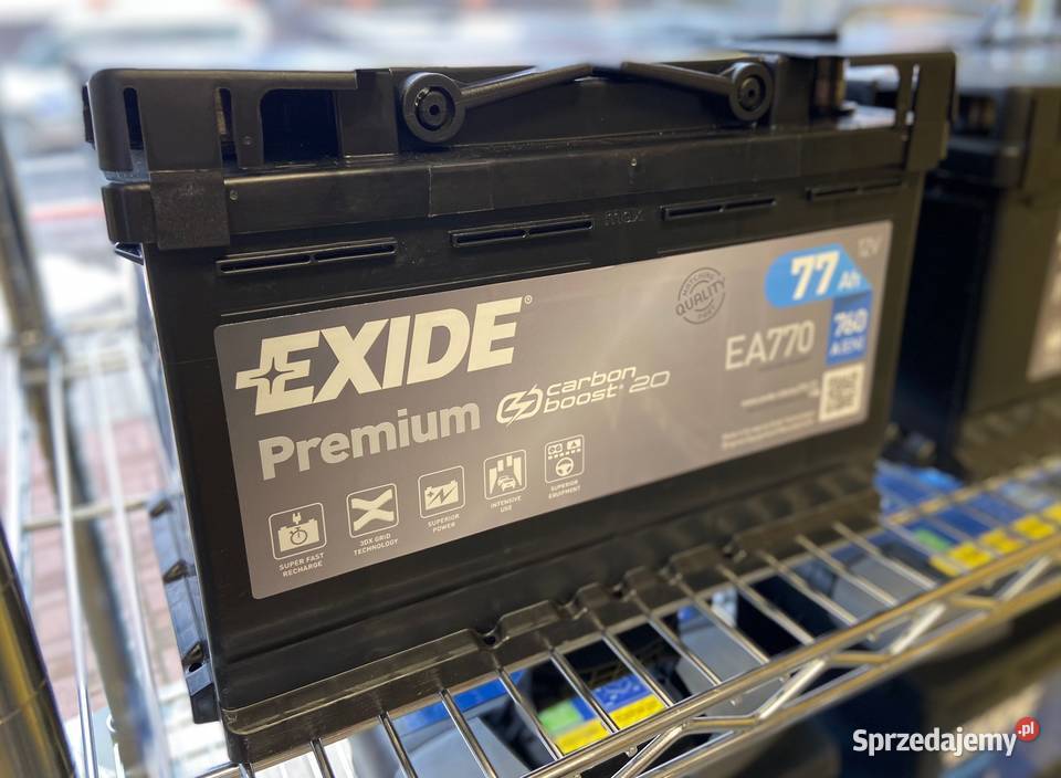 Akumulator Exide Premium 77Ah 760A PRAWY PLUS Radomsko