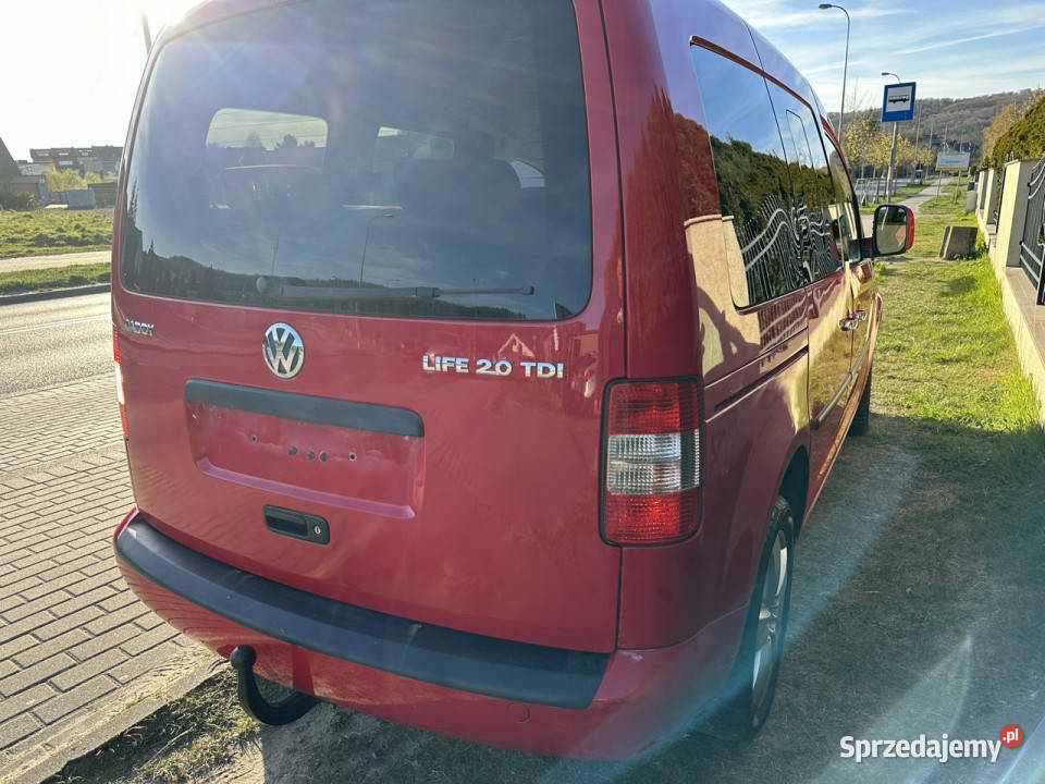 Volkswagen Caddy 20 TDI 7 miejsc podwójne drzwi Wejherowo sprzedam