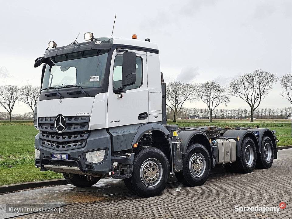 MercedesBenz AROCS 3248 8X4 FULL STEEL hakowiec pełny VAT sprzedam