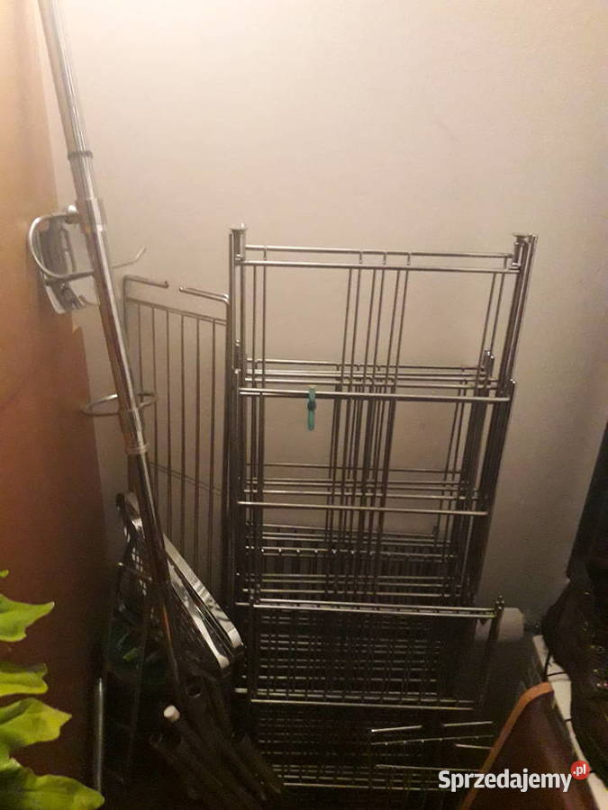 Regał chromowane elementy Warszawa