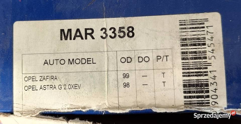PIASTA ŁOŻYSKO na TYŁ OPEL ASTRA G ZAFIRA BEZ