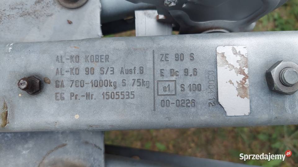 Przyczepka samochodowa zarejestrowana Branderup sprzedam
