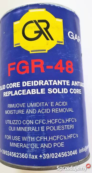 Wkład odwadniająco odkwaszający filtra GAR typ Kielce