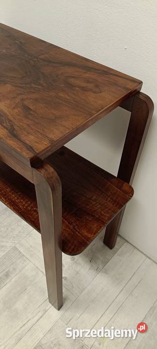 konsola art deco przyścienna orzech stolik Radomsko