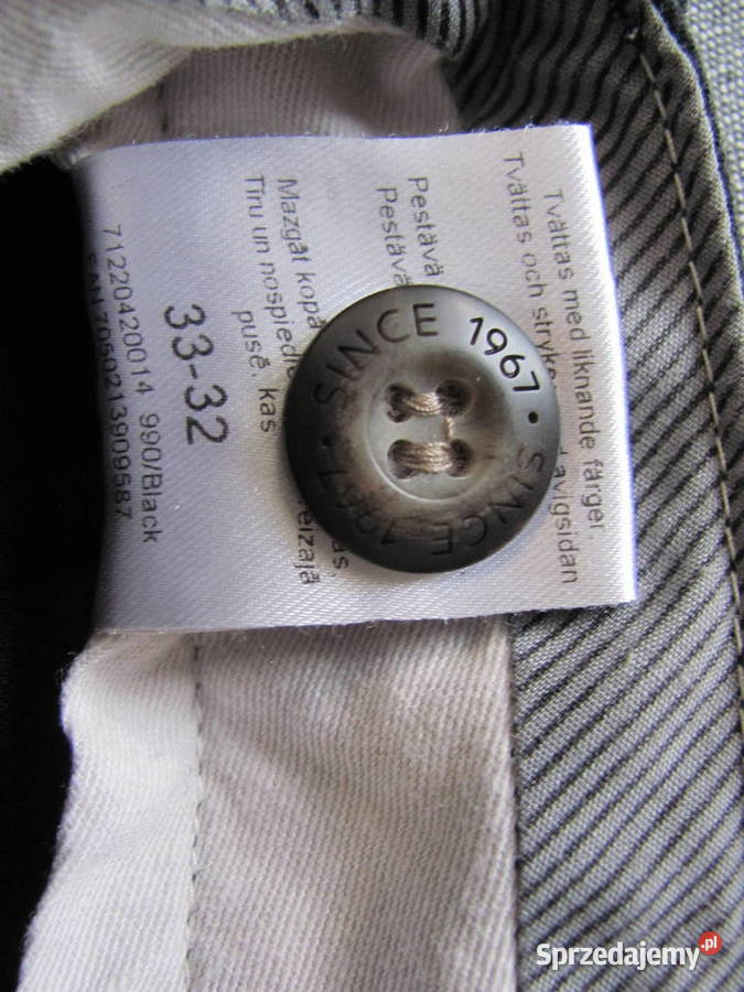 spodnie dressmen czarne chinosy o regularnym Odzież codzienna Zamość sprzedam