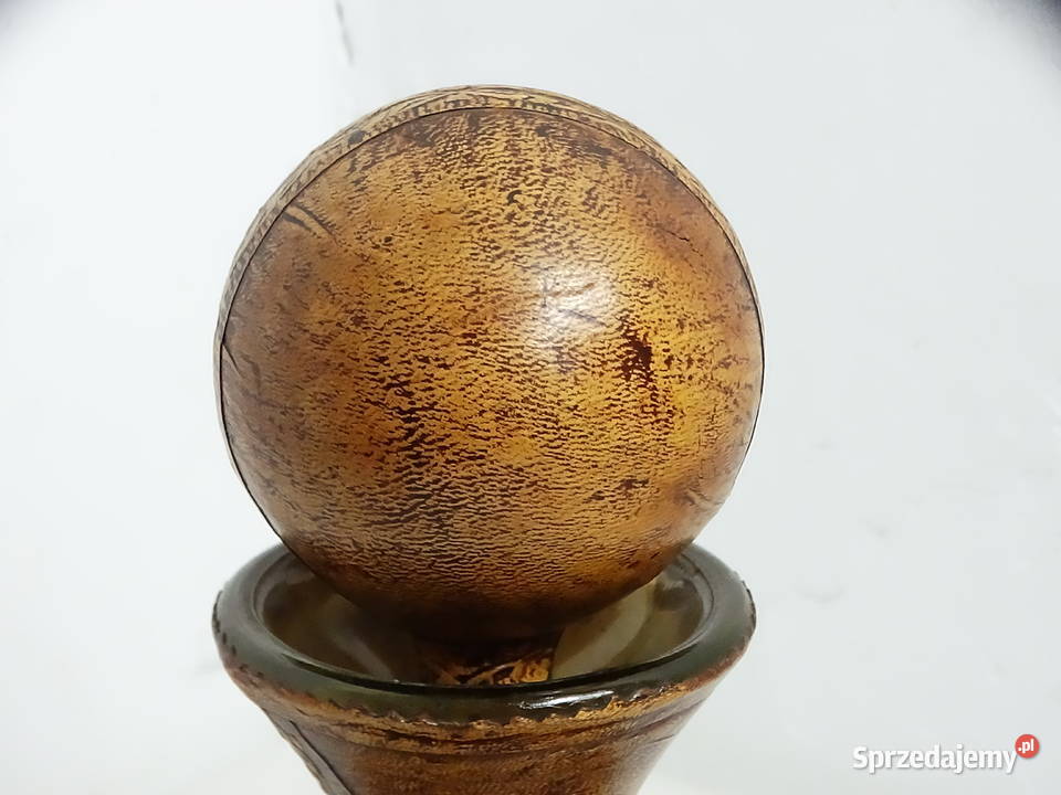 Włoska Karafka Vintage 1L Skóra Tłoczona Biłgoraj