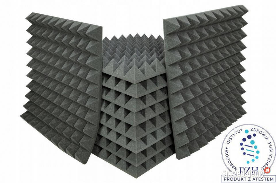 Panel Akustyczny Piramidki Pianka Akustyczna Łąki