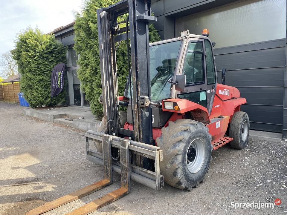 wózek widłowy terenowy MANITOU MC40 2005r Biała