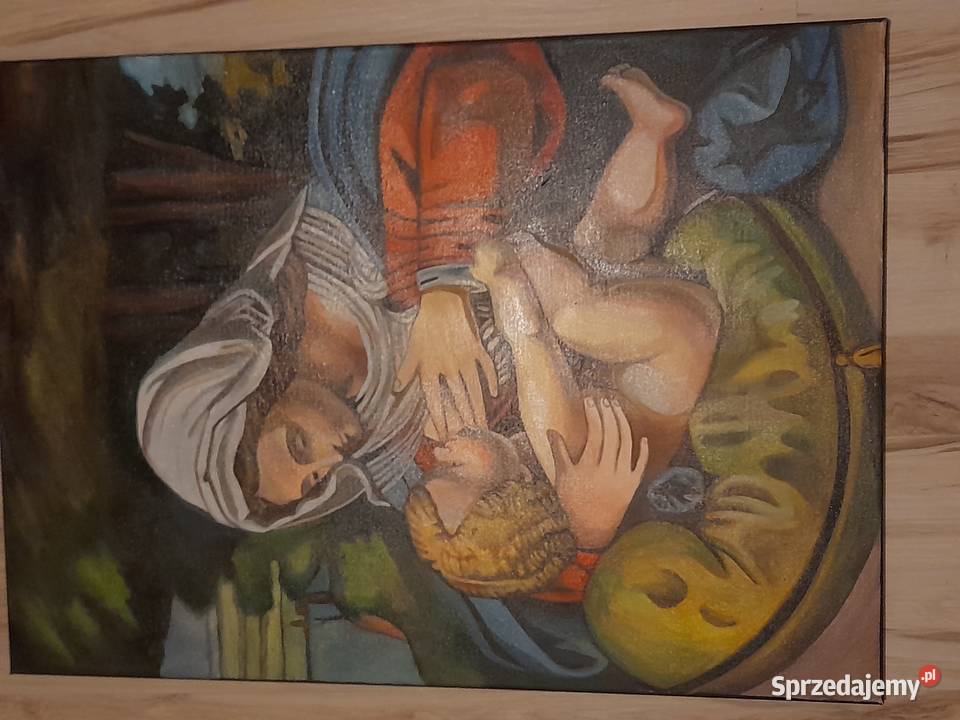 Sprzedam obraz Matka boska karmiąca mazowieckie Warszawa sprzedam