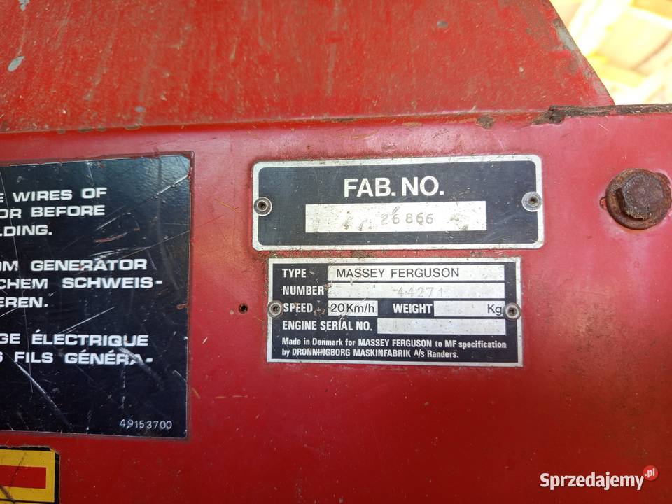 Kombajn Massey Ferguson 29XP Iwonicz