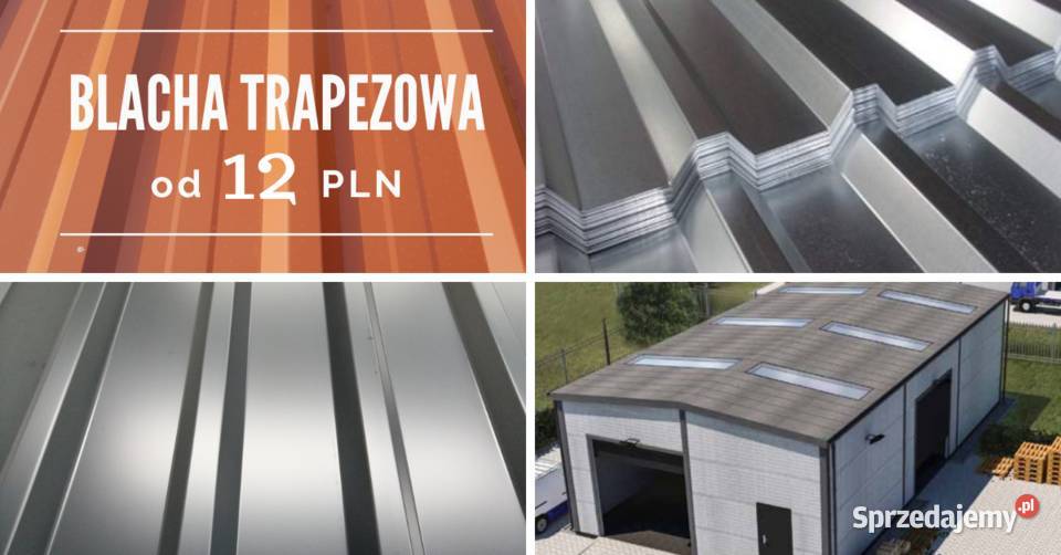 Blacha trapezowa m2 14 PLN pod wymiar do 7m