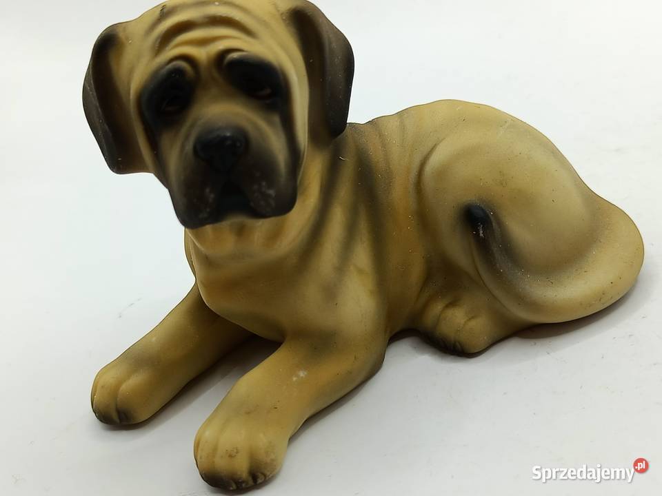 Figurka pies mastif angielski porcelana STILIA Figurki i rzeźby Zamość