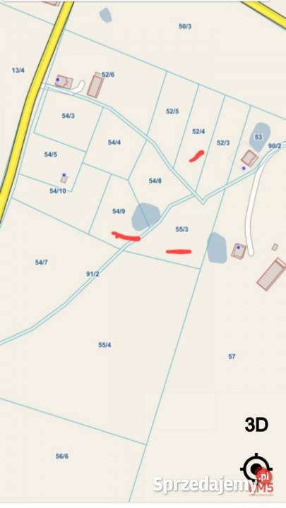 sprzedaży gruntu 4800m2 Olszanka 4800m2 Sprzedaż