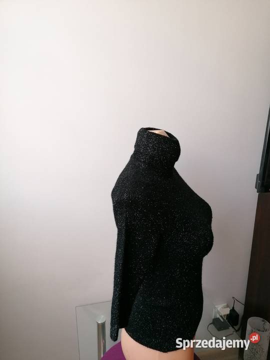 DAMSKI BŁYSZCZĄCY CZARNY GOLF R UNIWERSALNY czarny łódzkie Łódź