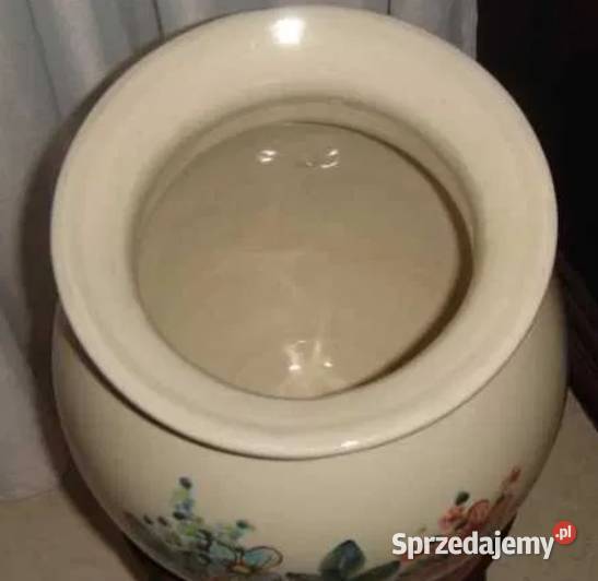 Wazon Bolesławiec sygnowany Maślak ręcznie Wazony Łódź