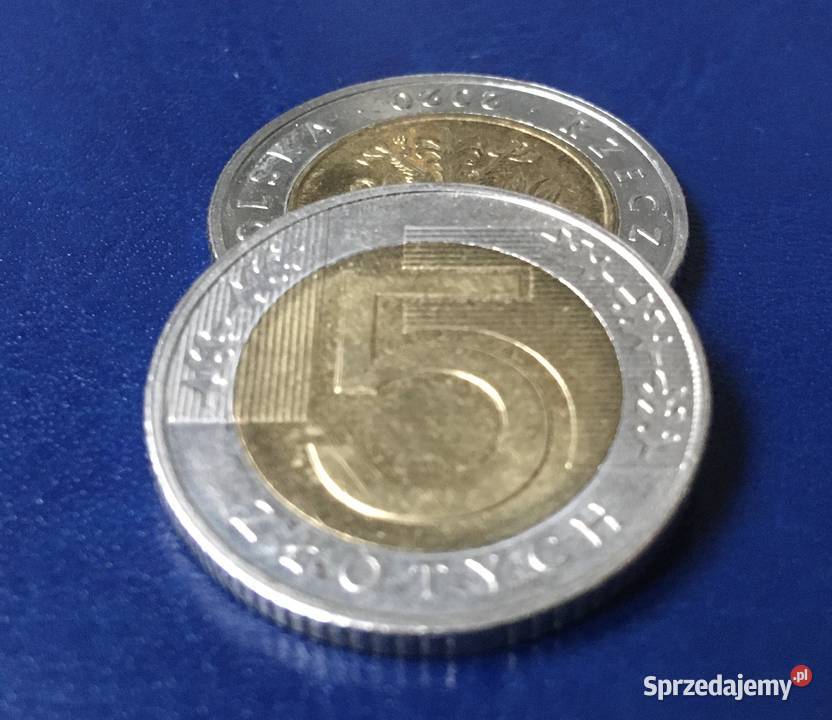 moneta 5 z 2020 r ładny stan Pozostałe Warszawa