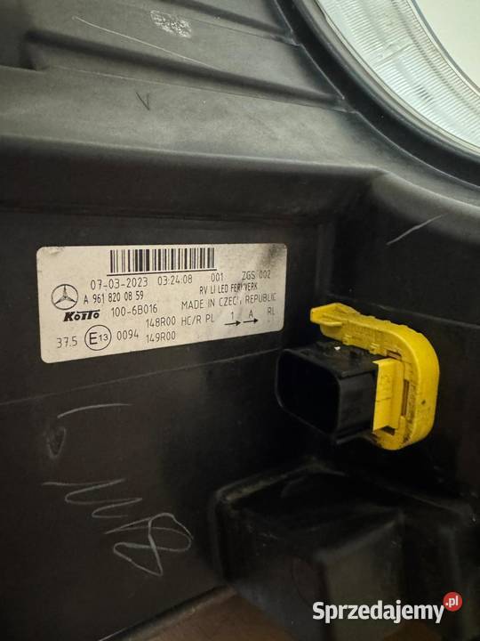 Lampy Full Led Mercedes Actros MP4 MP5 ciężarowe Szczecin sprzedam