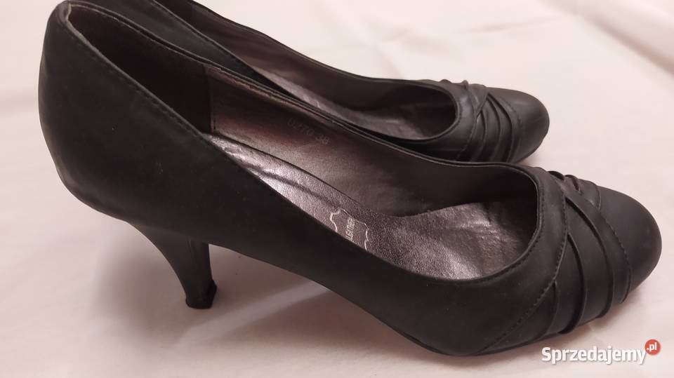 Półbuty damskie na obcasie rozmiar 38 Hajnówka