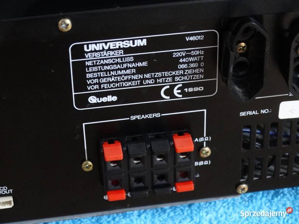 Wzmacniacz Universum 440 wat sprawny i mocny Jasło sprzedam