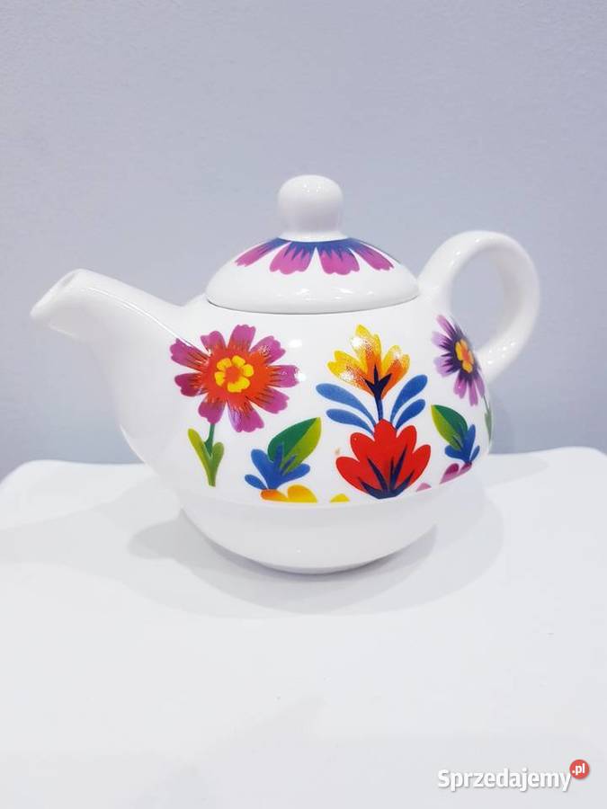 Ceramiczny imbryczek dzbanuszek do herbaty Dąbrowa Górnicza