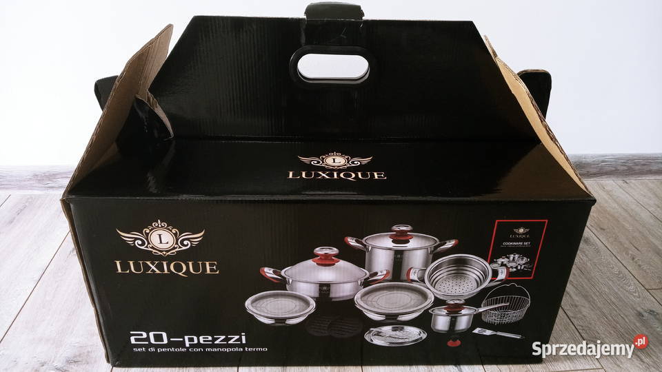 Zestaw super garnków firmy Luxique Nowy Tomyśl