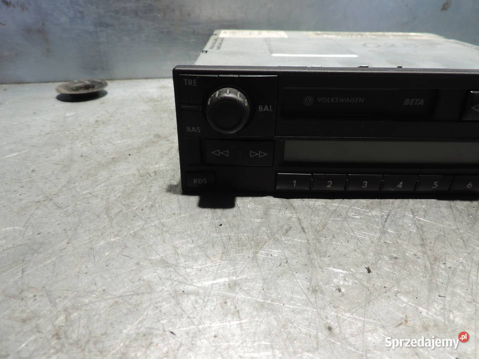 VW GOLF PASSAT B5 RADIO VW BETA 1J0035152E osobowe Sprzęt audio fabryczny Nowy Sącz