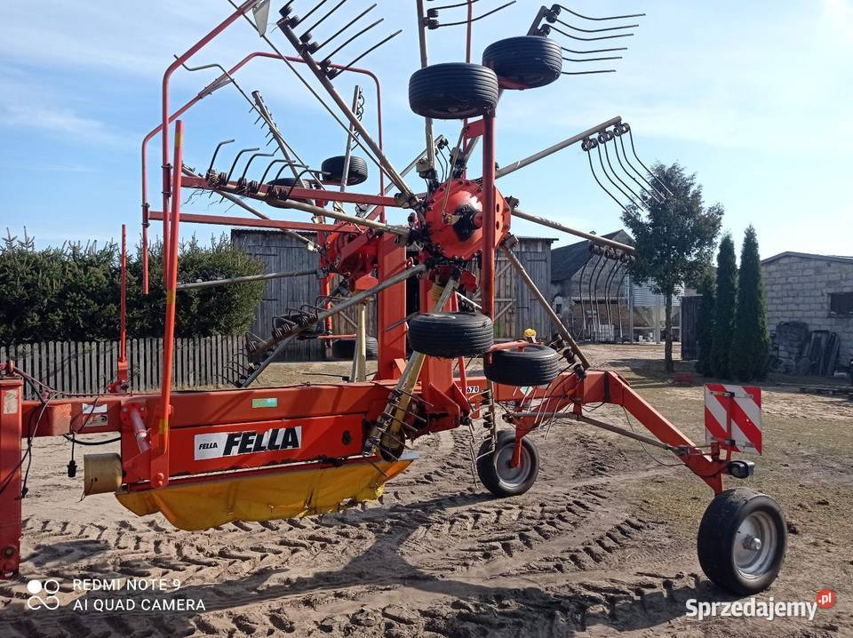 Zgrabiarka karuzelowa Fella ts 670 Fella pomorskie Dąbki