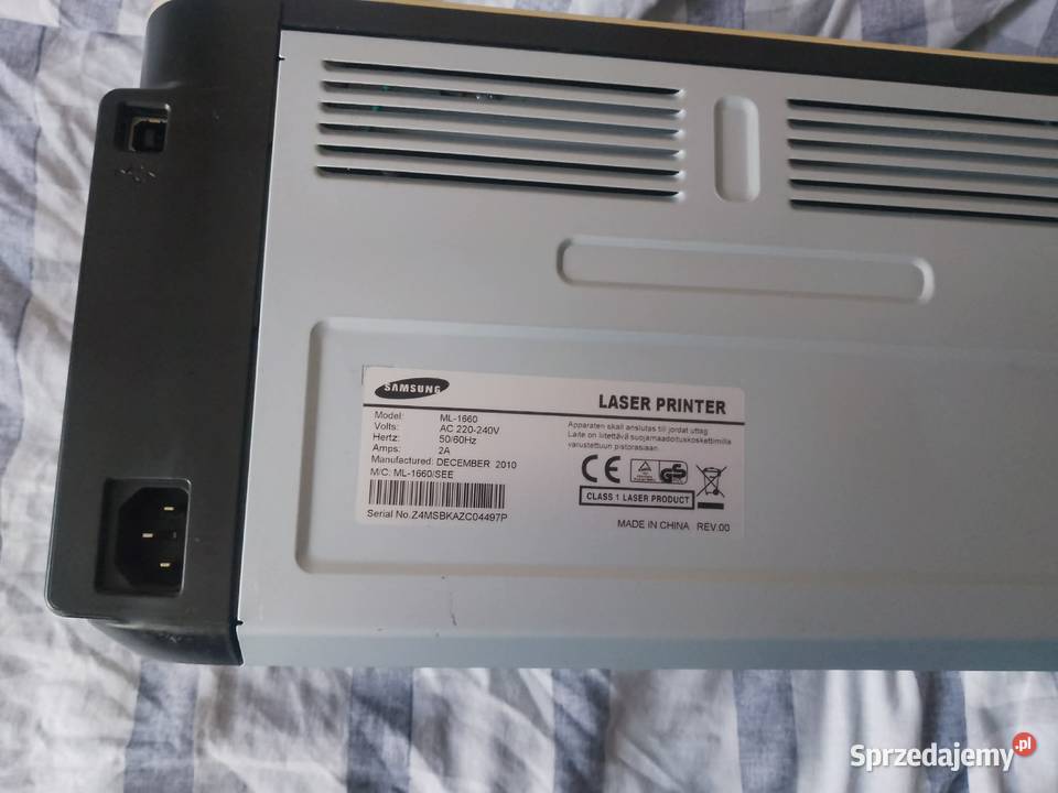 Drukarka laserowa Samsung ML1660 Drukarki i skanery Legnica sprzedam