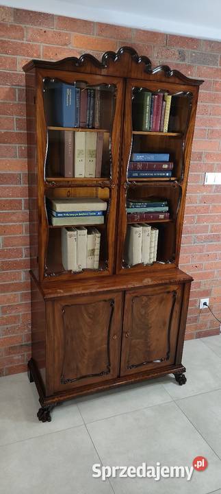 Ekskluzywna biblioteka witryna Ludwik Filip Antyki Łagów