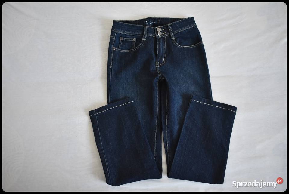 Spodnie jeansowe damskie w idealnym stanie Spodnie