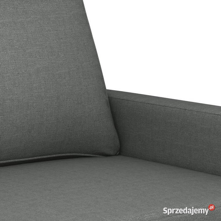 Sofa 3osobowa ciemnoszara 180 tapicerowana Warszawa sprzedam