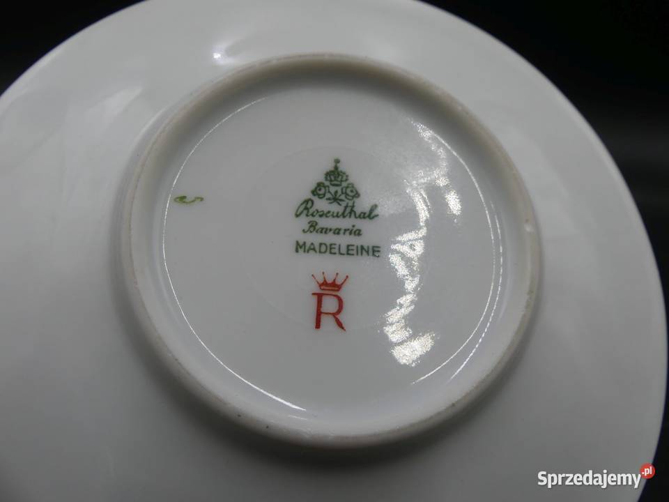 Piękny witrynowy komplet do mokki Rosenthal Poznań