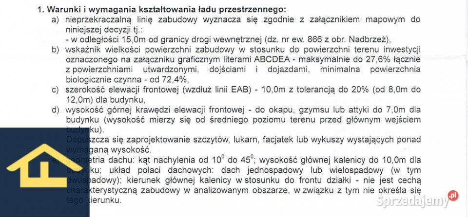 Działka w Nadbrzeżu