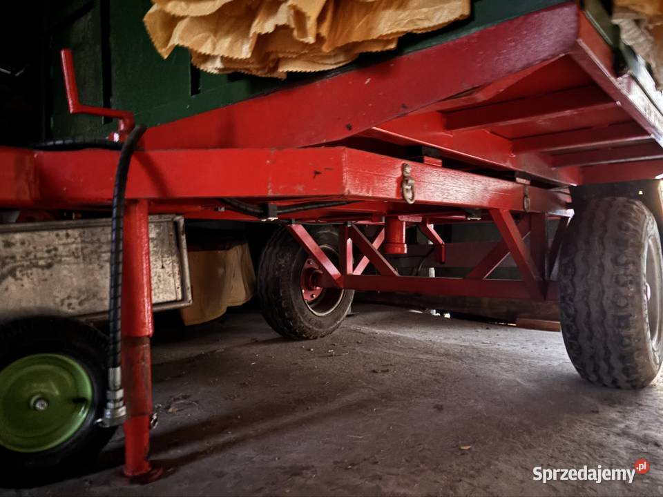 Przyczepa 1 osiowa kiper wywrotka Przyczepy rolnicze Sobków