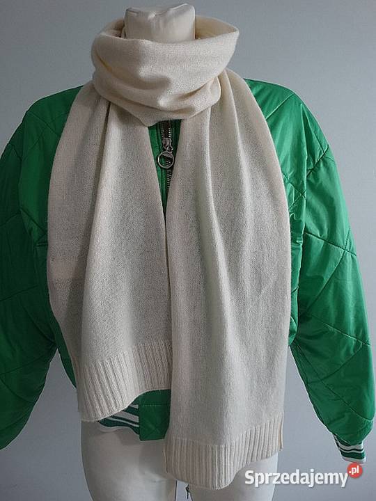 Szalik Kaszmirowy 100 Kaszmir Kremowy Marks podlaskie