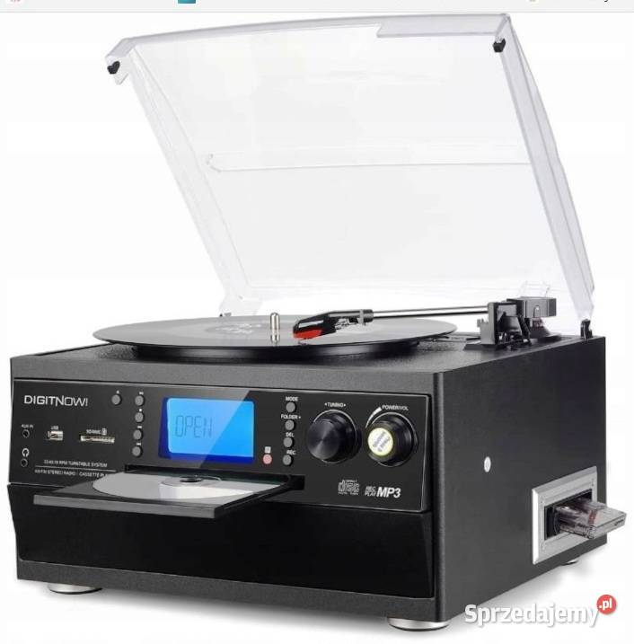 WIEŻA STEREO GRAMOFON DIGITNOW M503 CD VINYL