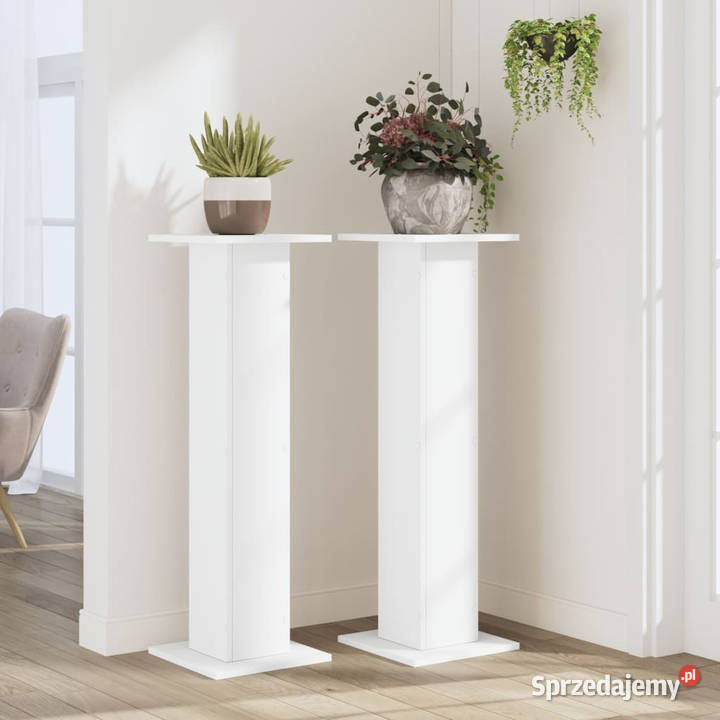 Stojaki na rośliny 2 białe 30x30x95 WM3307873 mazowieckie Warszawa sprzedam