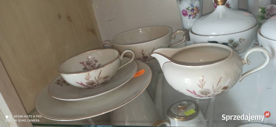 Filiżanka do herbaty z talerzykiem deserowym Gdańsk