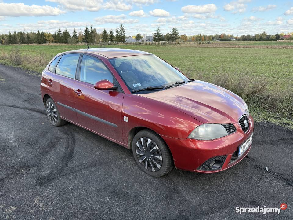 Seat Ibiza 2007 14 benzyna gaz klima 237000km Parczew sprzedam