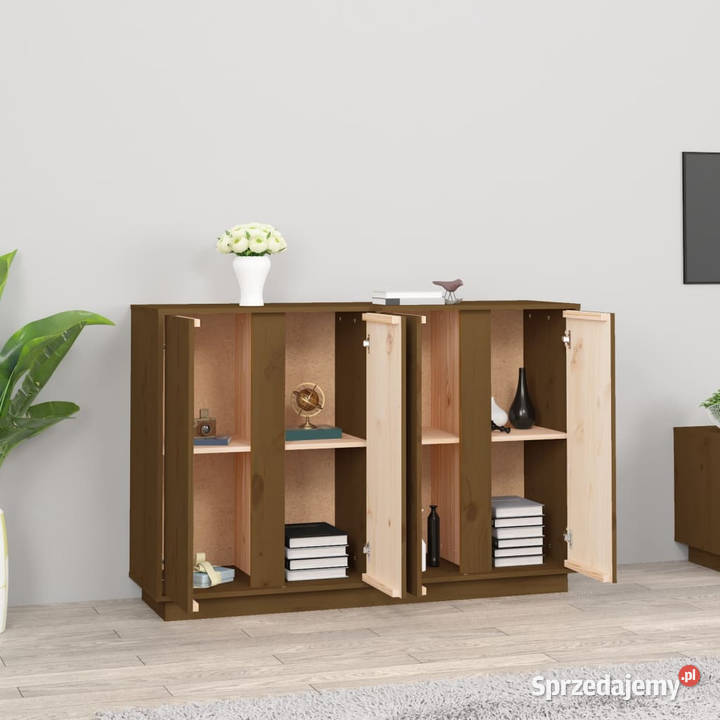 Szafka miodowy brąz 120x35x80 lite drewno Meble mazowieckie Warszawa