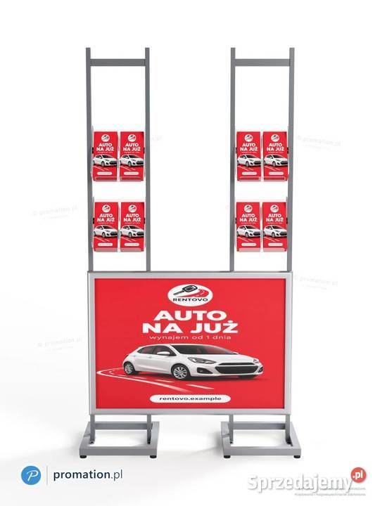 Ścianka reklamowa na plakat A1 8 ulotek DL do Kraków