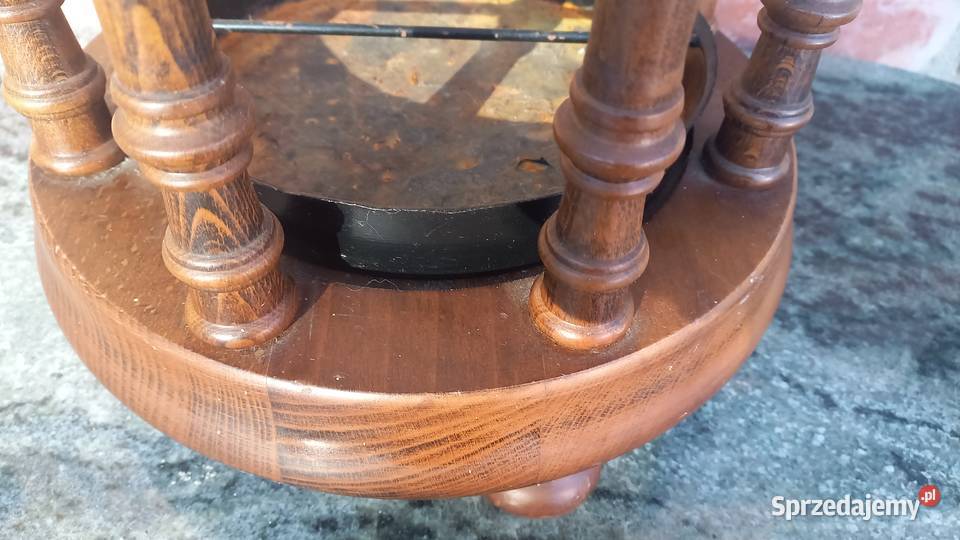 Parasolnik Stary drewniany stojak na parasole zachodniopomorskie Gawroniec