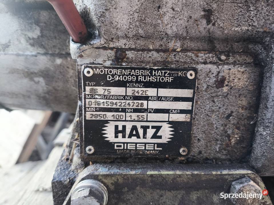 Silnik stacjonarny diesel HATZ ES 75 traktorek Lutoryż