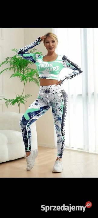 kąplety fitnes sport damskie sprzedam
