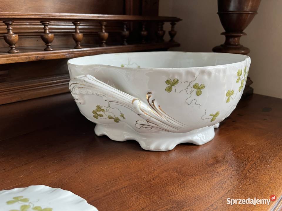 Waza wielka pokrywka PP Porsgrund Norge Secesja Gdańsk