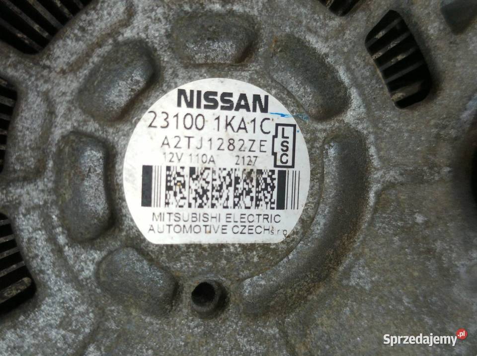 ALTERNATOR 231001KA1C 16 16V Nissan Qashqai I