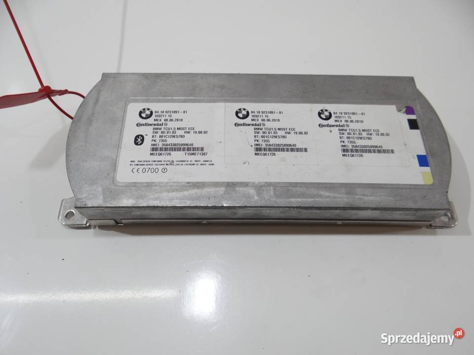 MODUŁ STEROWNIK BLUETOOTH BMW X1 E84 E90 9231091 Strzyżewice