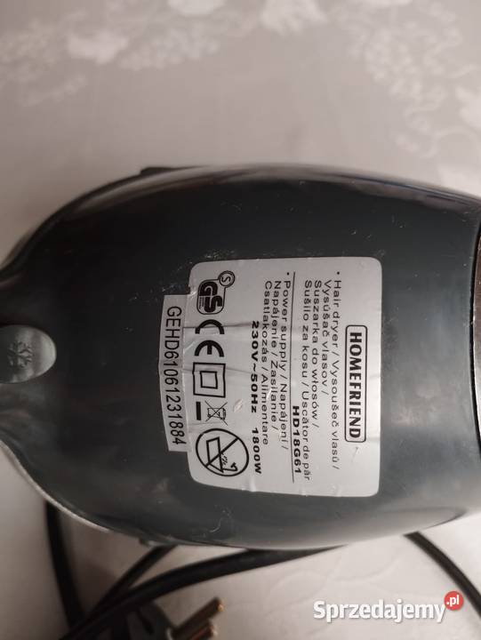 suszarka do włosów 1800W HOMEFRIEND Pozostałe śląskie