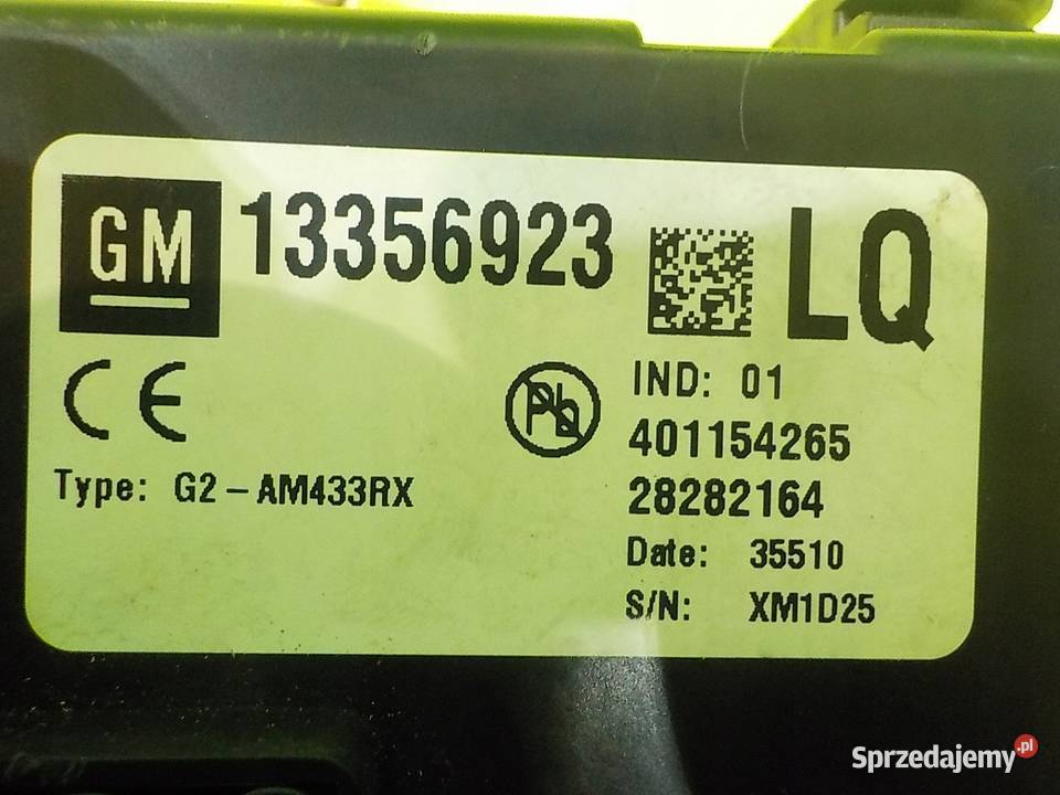 OPEL MERIVA B 14 T 11r 5D modul skrzynka Skrzynki bezpieczników Suków sprzedam