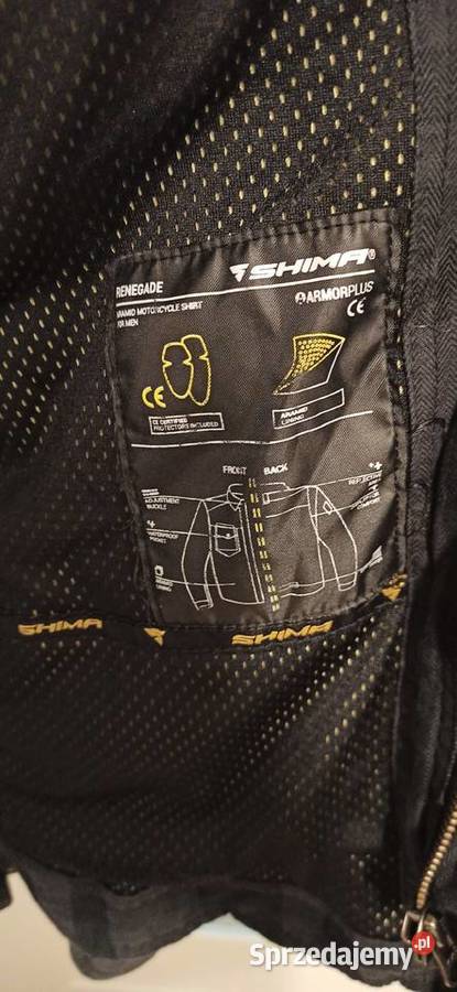 Koszula motocyklowa SHIMA RENEGADE L kevlar